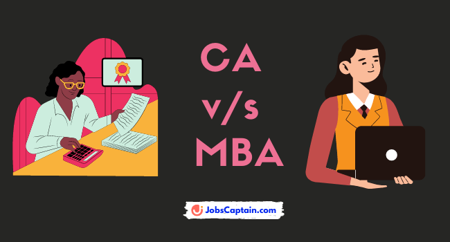 CA VS MBA - The Pioneer Myth