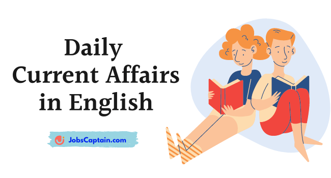 Daily Current Affairs MCQ with Answers in English