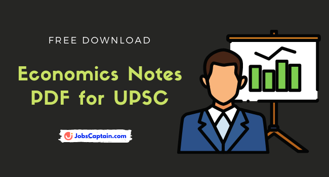 Economics Notes PDF for UPSC in English