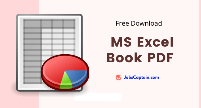 MS Excel Book PDF Free Download