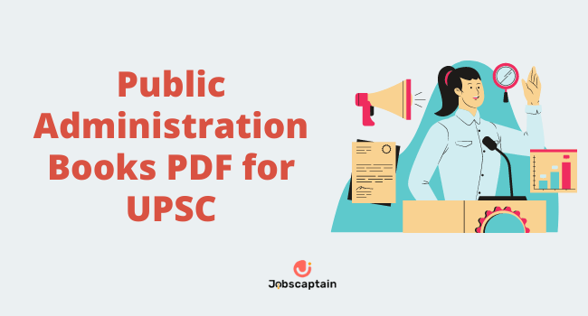 Public Administration PDF books for UPSC