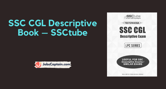 SSC CGL Descriptive Book Pdf – SSCtube