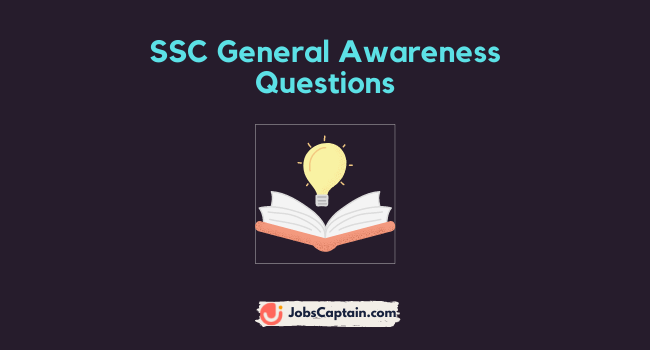 SSC General Knowledge Questions pdf