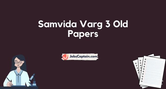 Samvida Varg 3 Old Papers Pdf