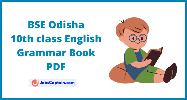 BSE Odisha 10th class English Grammar Book PDF Download
