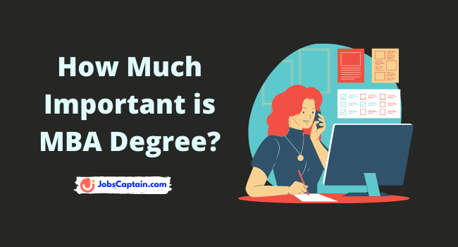 How Much Important is MBA Degree