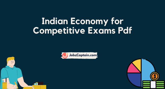 Indian Economy for Competitive Exams Pdf