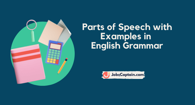 Parts Of Speech In Detail With Examples Pdf