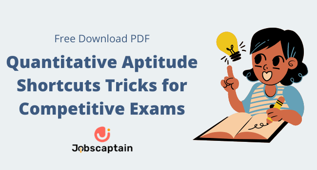 Quantitative Aptitude Shortcuts Tricks PDF