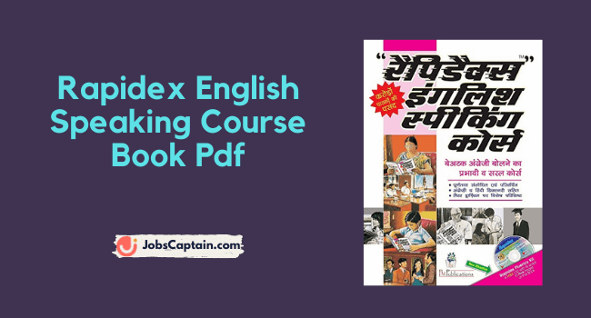 Rapidex English Speaking Course Book Pdf