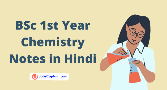 bsc 1st year chemistry notes in Hindi