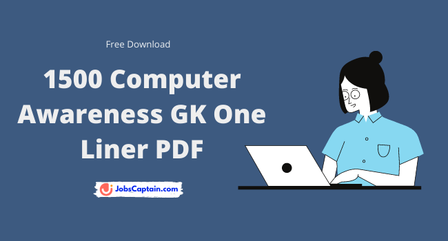 1500 Computer Awareness GK One Liner PDF