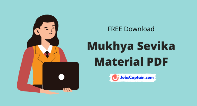 Mukhya Sevika Material PDF