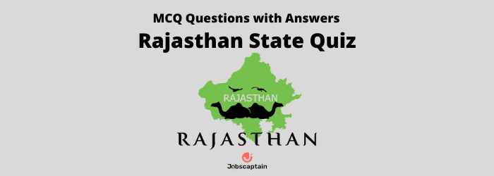 Rajasthan gk quiz with answer