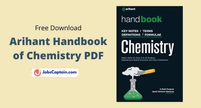 arihant handbook of chemistry pdf