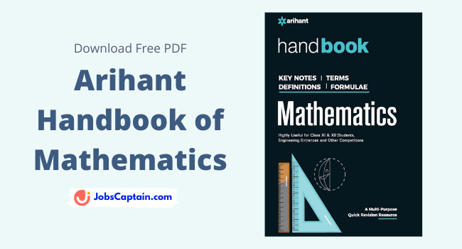 arihant handbook of Mathematics pdf