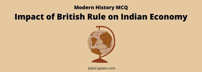 mcq on british rule in India