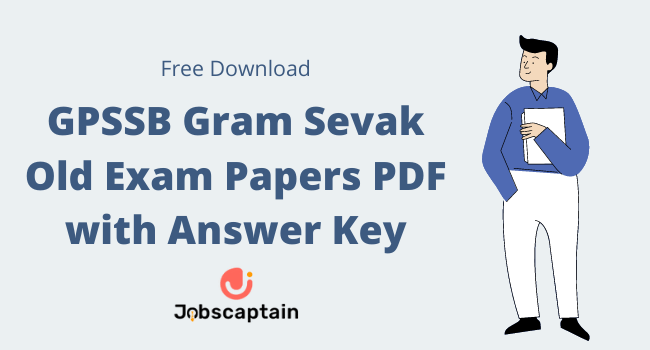 GPSSB Gram Sevak Old Exam Papers PDF with Answer Key