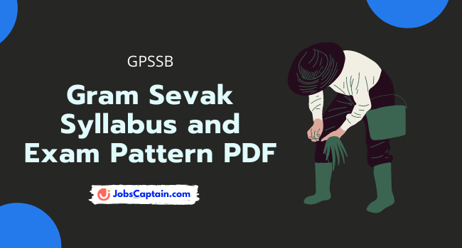 GPSSB Gram Sevak Syllabus PDF