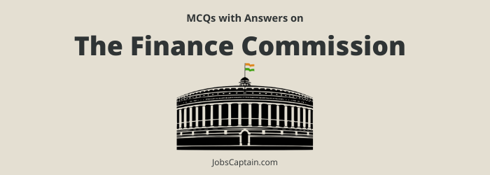 MCQ On Finance Commission
