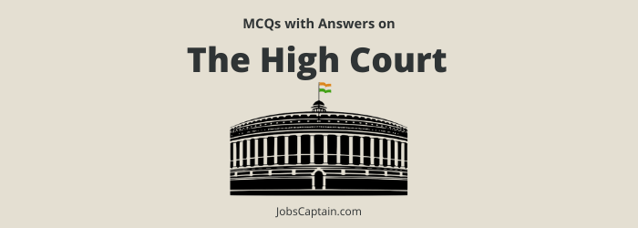 MCQ On High Court