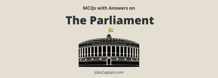 MCQ On Parliament
