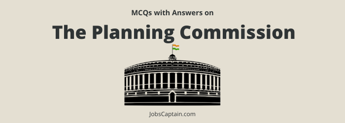 MCQ On Planning Commission