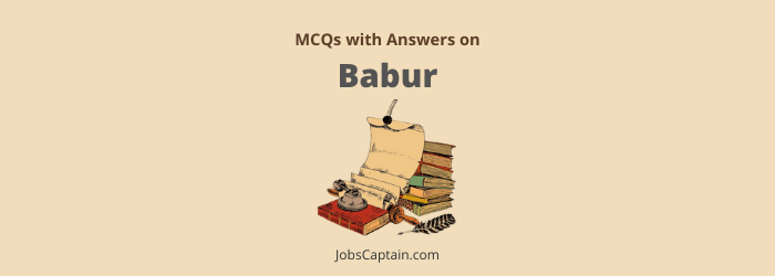 MCQ on Babur