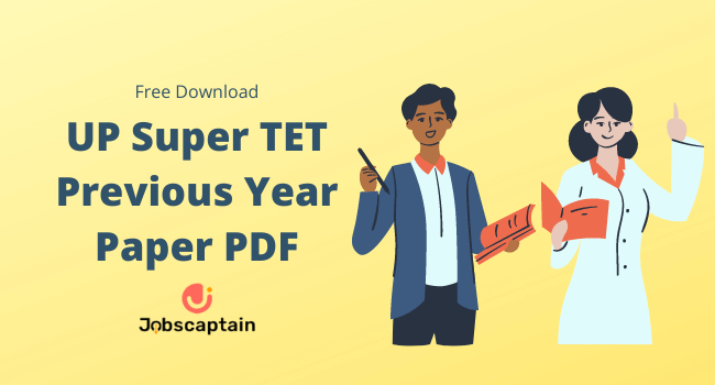 UP Super TET Previous Year Paper PDF