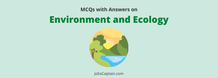 mcq on environment and ecology
