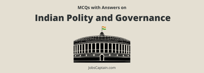 mcq on indian polity and governance