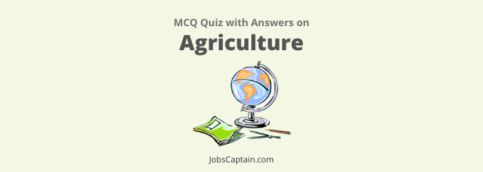 Agriculture MCQ