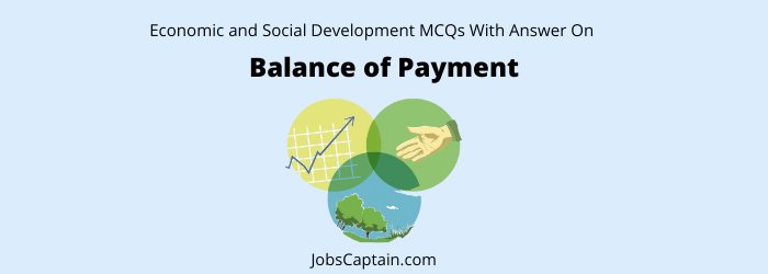 MCQ on Balance of Payment