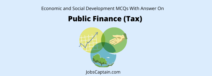 mcq on Public Finance