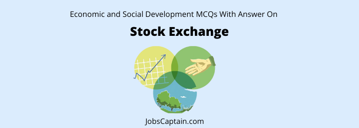 MCQ on stock exchange