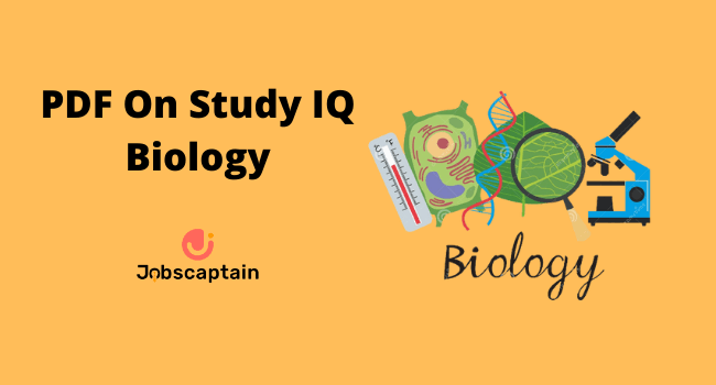 PDF On The Study IQ Biology