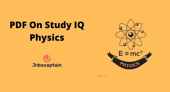 Study IQ Physics PDF by Vipan Goyal