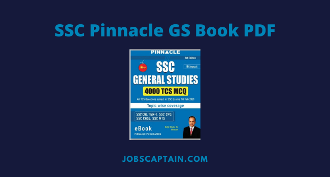 SSC Pinnacle GS Book PDF