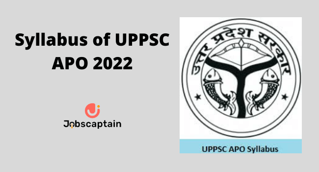 UPPSC APO Syllabus