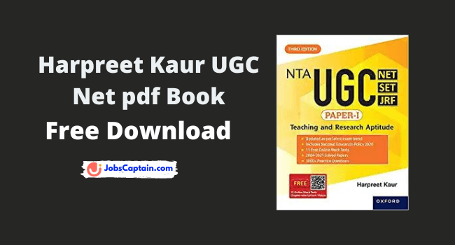 Harpreet kaur UGC Net pdf Book