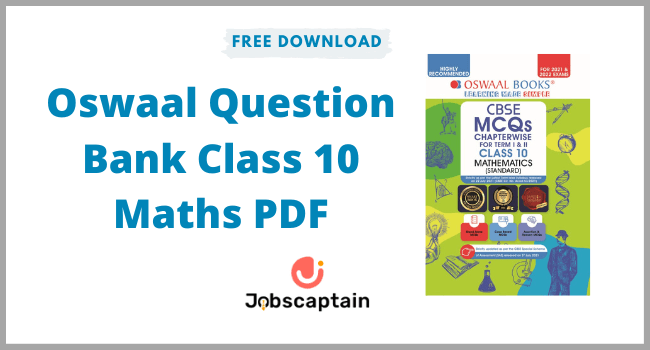 Oswaal Question Bank Class 10 Maths PDF