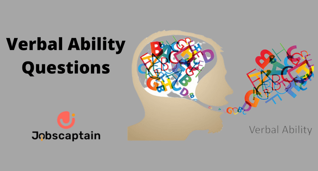 Verbal Ability Questions