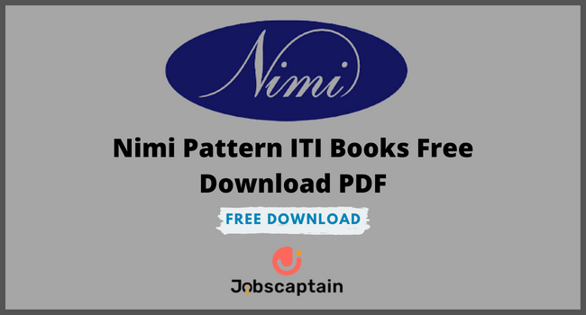 Nimi Pattern ITI Books Free Download PDF